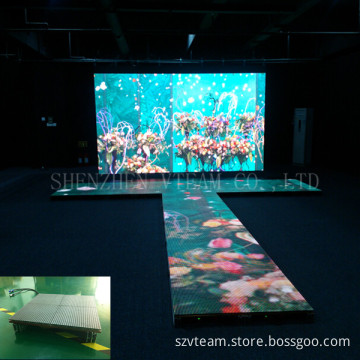 Night Clubs LED Color Dance Floor Made of Aluminum Alloy (imagic-P10)